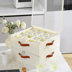 Foyego Cup and Mug Storage Box, Beige - Image 5