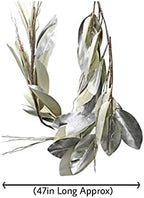 Serene Spaces Living 47in Long Artificial Silver Magnolia Leaf Garland, Ideal to Hang at Wedding, Store Display, Window Sill, Fall Decor, Perfect Holiday Décor - Image 4