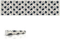 Heat Resistant Table Runner, 53 x 14 Inch - Black Velvet Design by IRI-GIRI
