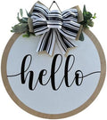 Classroom welcome sign Teacher door sign Gift for Teacher (UV64-Hello two layer, 22'' Width) by Unknown
