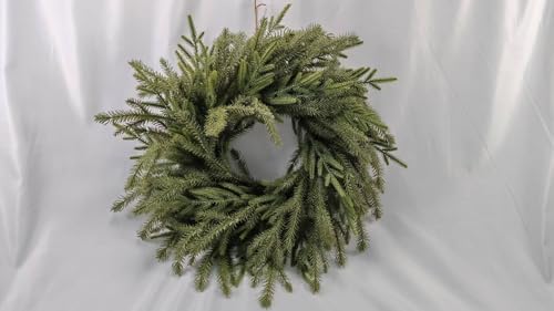 24" Christmas Wreath for Front Door, Christmas Decorations by Nztze%E2%80%93EverlastingGreenery