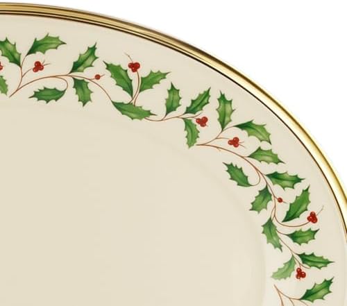 Lenox Holiday Oval 13-Inch Porcelain Christmas Serving Platter - Image 2