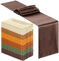 Bencailor 24 Pcs Multicolor Satin Table Runners Bulk, 12 x 108 Inch by Bencailor
