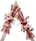 Lisuun Artificial Wedding Arch Flowers, 2 Large Floral Swags by Lisuun