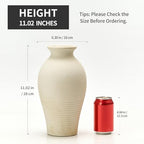 Ceramic Flower Vase Home Decor,11inches Large Farmhouse Table Vases - Image 2