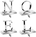 MCEAST Set of 4 Christmas Stocking Holders Noel Metal Stocking Hangers Mantel Hook Hangers Fireplace Stocking Hooks for Christmas Decoration by MCEAST