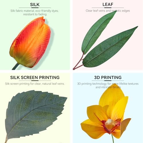 Spring Wreaths for Front Door 24 Inch,Spring Summer Wreath with Colorful Tulip,Eucalyptus and Ferns,Tulip Wreath for Indoor Outdoor Farmhouse Home Porch Wall Decor - Image 4