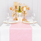ShinyBeauty Light Pink Table Runner for Party 15 Pack of 12 X108 Sequin Table Runners Wedding Table Runner Sparkly Table Runner Baby Pink Table Runners for Baby Shower Decorations - Image 2