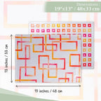 Maison d' Hermine Placemats Set of 4 Reusable 100% Cotton (13"x19") - Image 4