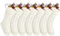 Fesciory 18 Inch Christmas Stockings, 7 Pack Large Cable Knit Xmas Decor by Fesciory