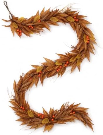 9 FT Eucalyptus Fall Garland by QR