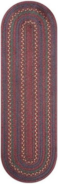 Homespice Jamestown Braided Table Runner for Country Decor, Oval 11x36 by Homespice