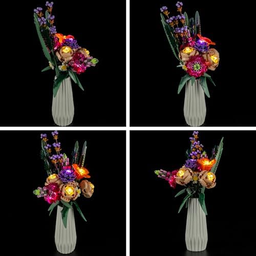 BRIKSMAX Led Light Kit for Lego-10280 Flower Bouquet - Compatible with Lego Icons Building Set- Not Include Lego Set - Image 4