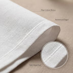 Urban Villa Cloth Napkins Cotton 20x20 (Set of 12) White - Image 5