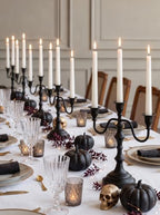 NUPTIO Candelabra Black Candlestick Holder: Taper Candle Holders Bulk by Nuptio