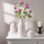 Ceramic Vase Set, 3Pcs Flower Vases for Modern Boho Farmhouse Decor, Decorative Vases for Pampas Grass & Dried Flowers, Distressed Finish - Image 6