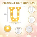 I Love You Sign Light Up Letters, Proposal Decorations Kits Romantic Night - Image 4