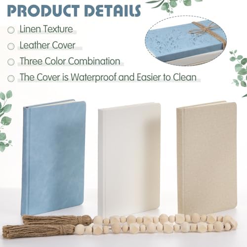 Feifeiya 3 Pieces Faux Decorative Books Set for Home Decor,Gray Blue - Image 3