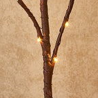Birchlitland Lighted Brown Branches 32IN 100 LED with Timer Battery Operated, Artificial Tree Branch with Warm,Willow Branch Lights for Home Bedroom Fireplace Christmas Holiday Decoration - Image 3
