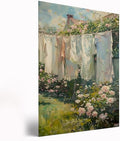 Laundry Room Art,Rustic Farmhouse Laundry Room Art,Garden Clothesline Print,Vintage Laundry Day Print,Palisade Laundry Picture,Vintage Farmhouse Decor,Modern Farmhouse Decor24x36inch Framed Art by Unknown