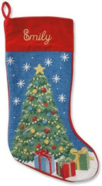 Lillian Vernon Personalized Needlepoint Christmas Stocking by LillianVernon