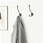 SAILING 3 Pack Coat Hooks - Antique Nickel Coat Hooks Decorative Wall Hooks for Bathroom Living Room Bedroom Hanger for Robe Dressing Room Fitting Room - Image 5