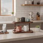 Two-Tier Wooden Tray, 1 PC - Image 3