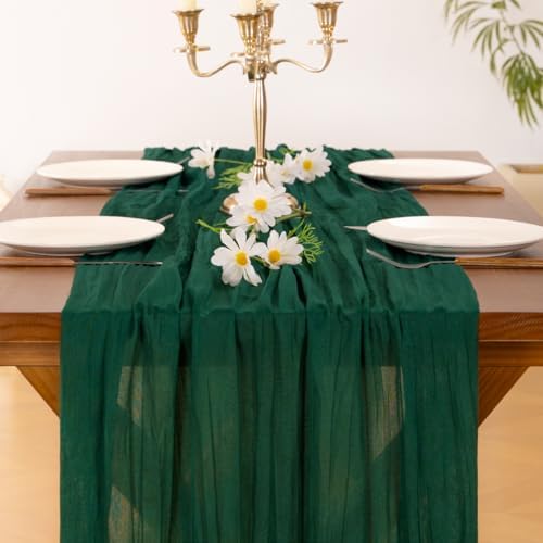 15 Pack Cheesecloth Table Runner Fall Boho Gauze Wedding Party Home Decor - Image 5