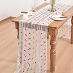 3 Pack Flower Table Runner Floral Daisy Fall Wedding Birthday Party Decor - Image 5