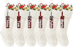 Christmas Stockings 18 Inches,Long Knitted Stocking with Name Tags by Doitory