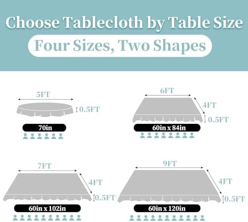 Pink Table Cloths for Dining Table, 1PC 60"x84" Rectangle Tablecloth (Seats 6-8) - Cotton Polyester, Fade Resistant & Washable, Luxury Table Cover for Romantic Dinner & Valentine's Day, Bow Jacquard - Image 6