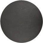 Morgan Faux Leather Round Set of 12 Placemats, 15", Black, Heat Resistant, Stain Resistant, Non-Slip, Reversible, Durable Table Mats for Kitchen, Dining Table, Indoor Washable Use - Image 4