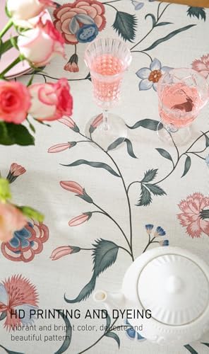 ISAENNE Designer French Round Elegant Tablecloth,Diameter 55" - Image 3