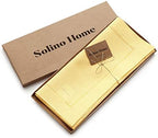 Solino Home 100% Linen Table Runner Yellow, Classic Hemstitch 14 x 60 in - Image 6