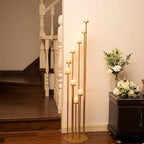 2Pcs Gold 9-Arm Floor Candle Holders for Pillar Candles,44inches Tall - Image 7