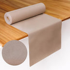 American Homestead Paper Table Runner Roll - 78 ft. Disposable Linen-Like Table Cover Roll - 20 Perforated Table Runners (16" x 48") for Parties, Weddings, and Events - Light Brown by AHAMERICANHOMESTEAD