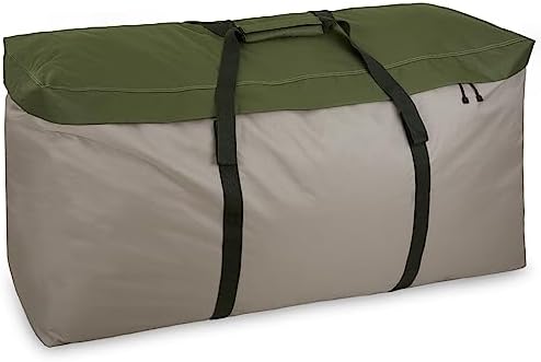 Rachmi 600D Extra Large Cushion Storage Bag 152 Gal 60", Khaki-Green by Rachmi