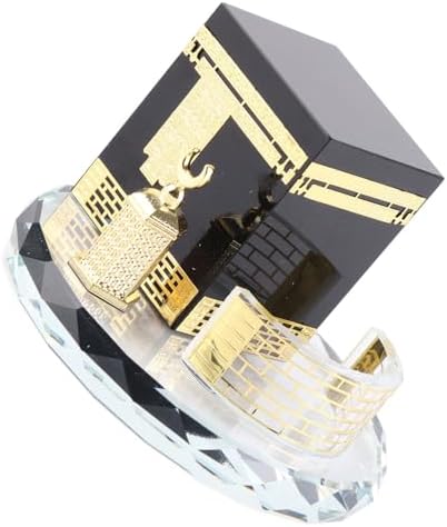 Zerodis Muslim Kaaba Set, Islamic Architecture Handicrafts Souvenirs Islamic Desktop Ornament Home Table Car Decor Muslim Crafts Model - Image 7