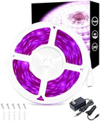 40 FT Purple Led Lights Strip Indoor Rope Lights Easy DIY Halloween Decor Cuttable Strip Lights for Room Bathroom Living Room Kitchen Ceiling Wall Vanity Mirror Decor by Aalnfe