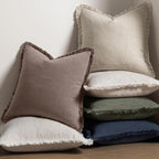 MIULEE Linen Decorative Fall Lumbar Throw Pillow Covers Malt Ball 12x20 - Image 7