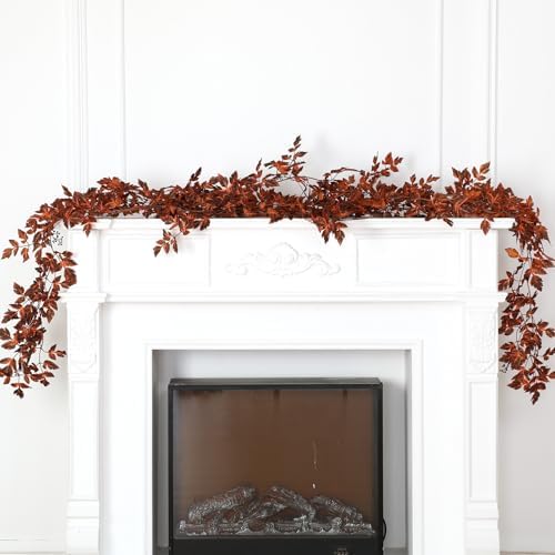 Suncalla 4 Pack Fall Decor for Home 6 ft Plum Cimicifuga Seeded Garlands by Unknown