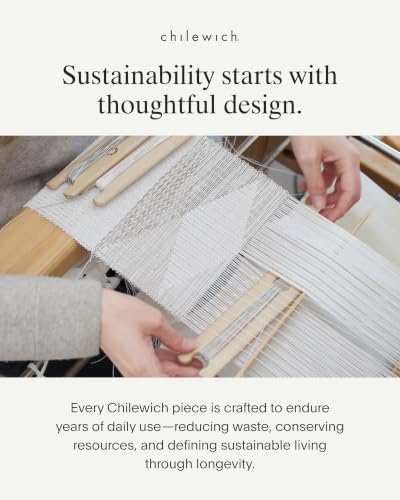 Chilewich Basketweave Placemats, Woven Round Placemats Set of 4 - Image 6