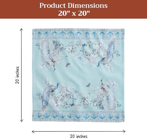 Maison d' Hermine Cloth Napkins Set of 4 100% Combed Cotton (20" x 20") - Image 5