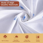 Maison d' Hermine Table Cloth Rectangle Table Reusable 100% Cotton 60"x120" - Image 3