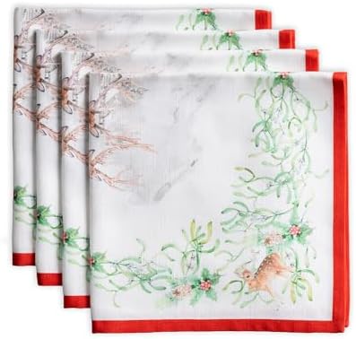 Maison d' Hermine Cloth Napkins Set of 4 Reusable 100% Cotton (20" x 20") by MaisondHermine