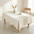 Rectangle Linen Tablecloth Luxury Totem Spillproof Cloth, 55x70 Inch by UWWGKK