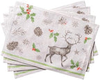 Maison d' Hermine Placemats Set of 4 Reusable 100% Cotton (13"x19") by MaisondHermine