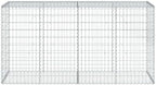 vidaXL Gabion Basket with Cover 78.7"x19.7"x39.4" Galvanized Iron - Image 5
