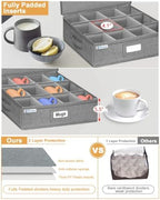 punemi Mug Storage Organizer, 2-Pack Hard Shell Boxes for Packing & Moving - Image 4