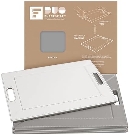 2-in-1 Serving Tray & Placemat | Faux Leather & Reversible by FREEFORM